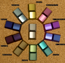 Cherry/GMK Standard Space Bars (6U/6.25U/7U) - Titanium No.6